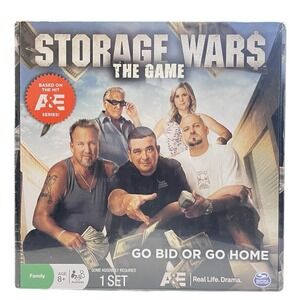 New Sealed A & E Series Storage Wars The Game Go Bid or Go Home Dave Barry .....